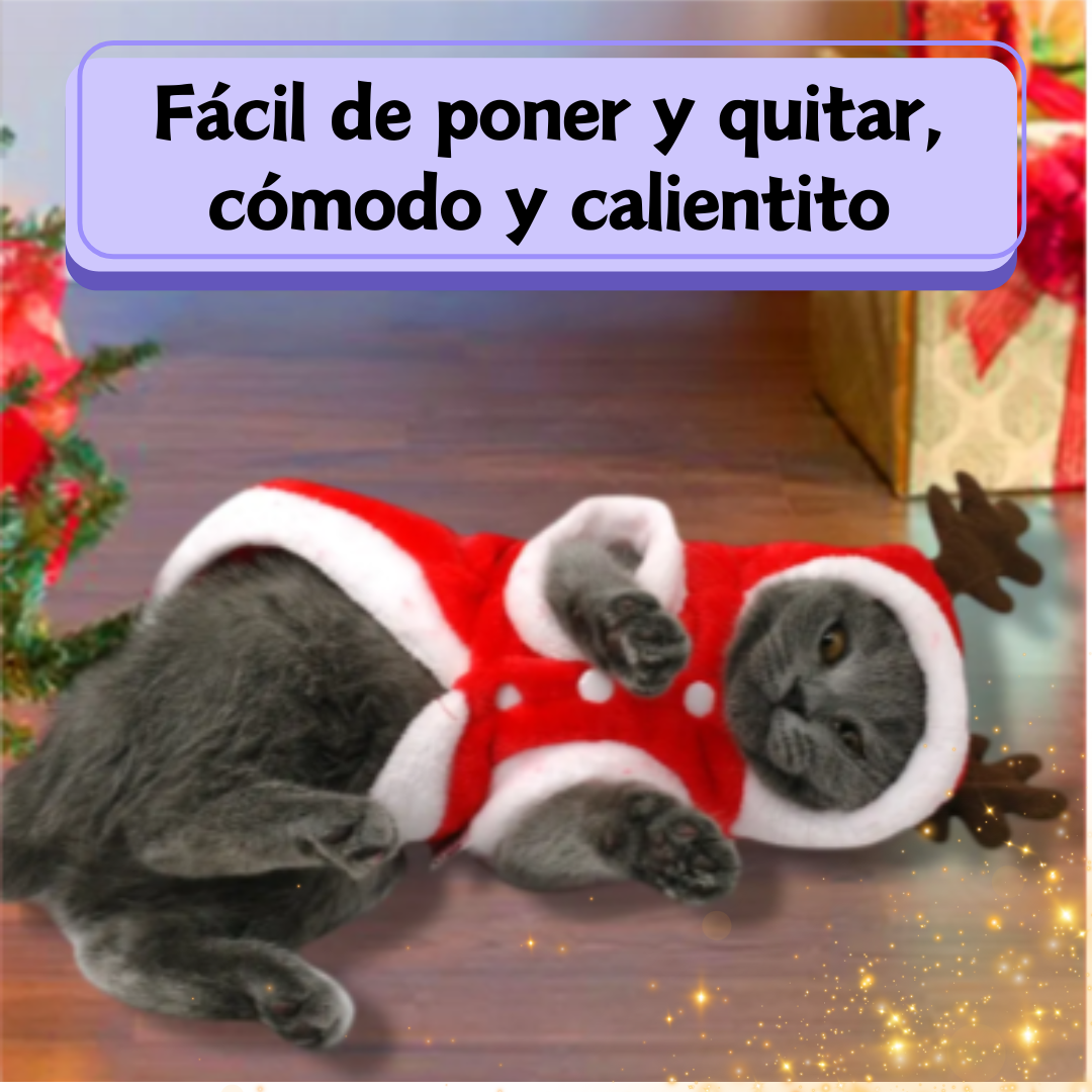 Suéter Navideño para Mascotas Reno